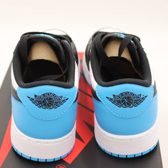 Air Jordan 1 Retro Low OG Black Dark Powder Blue (GS) Size 7Y Style CZ0858-104 3 - Picture 7 of 10